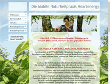 Tablet Screenshot of naturheilpraxis-heartenergy.de